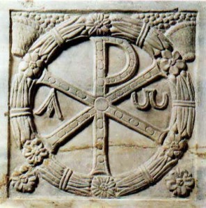 CHI-RHO (or XP) Sign of Constantine, also called the Labarum