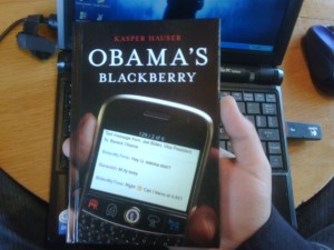 Obamas Blackberry by Kasper Hauser