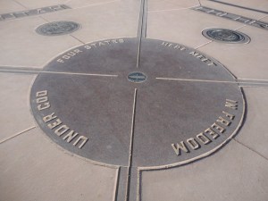 Four Corners Monument marker