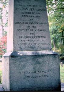Thomas Jefferson tomb