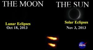 2 comets 2 eclipses 2013
