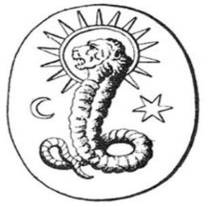 Serpent or Dragon representation of the Demiurge