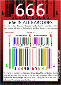 All Bar Codes embed symmetrically the 666